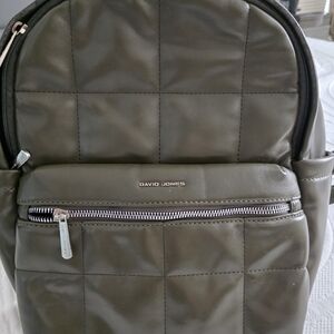 David Jones Olive Backpack